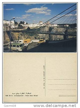 Algeria - Constantine - Pont Sidi M'sid - cars - VW Bus