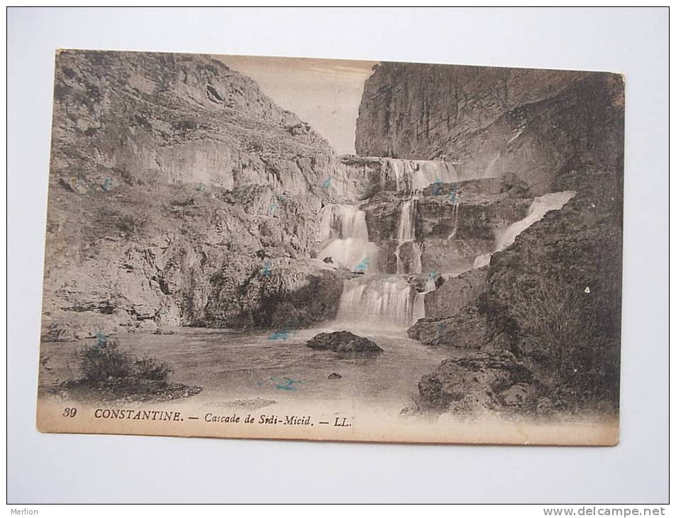 Algerie - Constantine - Cascade de Sidi-Micin --     cca 1910  F   D44573