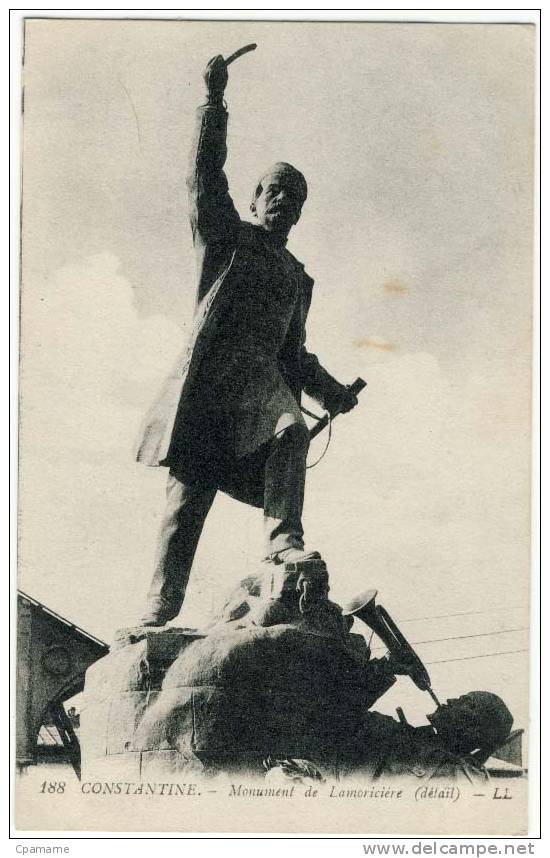 cpa    Algérie    Constantine   -  Monument del Lamoricière