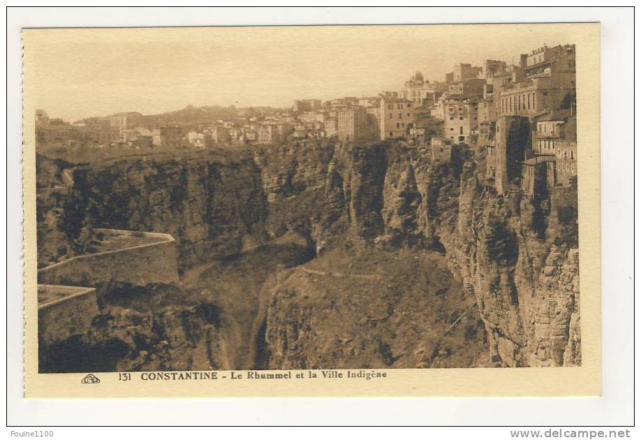 constantine le rhummel et la ville indigène