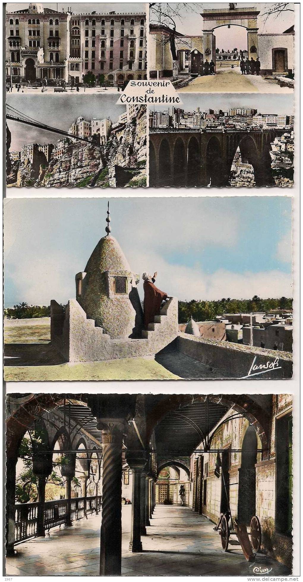 -  Algérie  -   Lot de 3 CPSM  CONTANTINE -