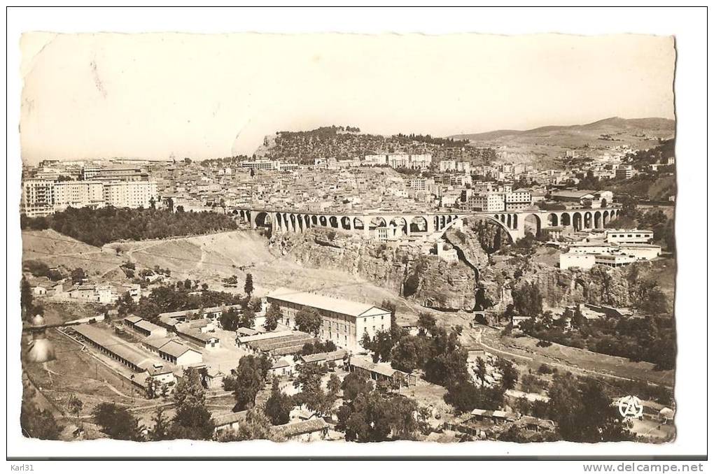 Constantine  vue générale  (1960)   (888)