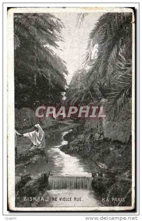 CPA Biskra Une Vielle Rue