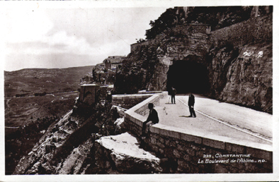 ALGERIE.Constantine.Le boulevard de l´abime.CPSM.
