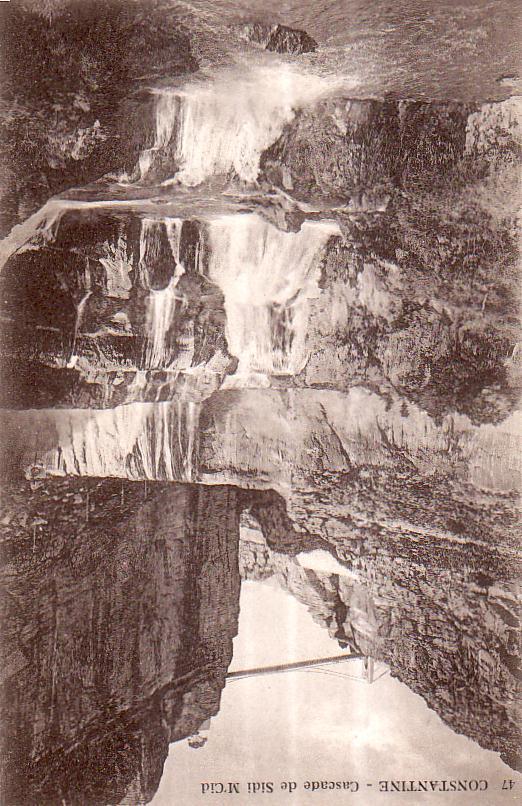 Algérie - Constantine - cascade de Sidi M'Cid