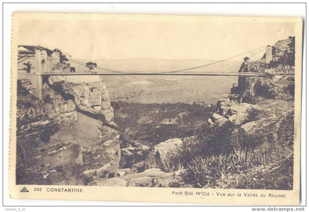 pont sidim´cid vue sur la vallee du rhummel