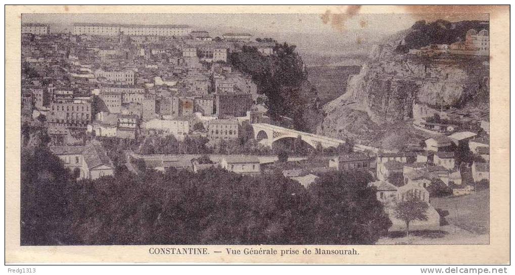 Constantine - Vue generale prise de Mansourah