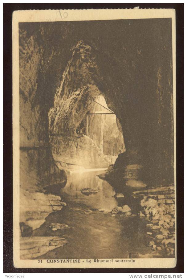 Constantine  le Rhummel souterrain