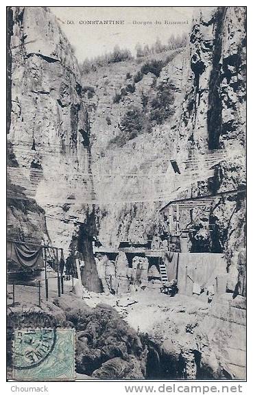 CONSTANTINE  1906 GORGES DU ROMMEL