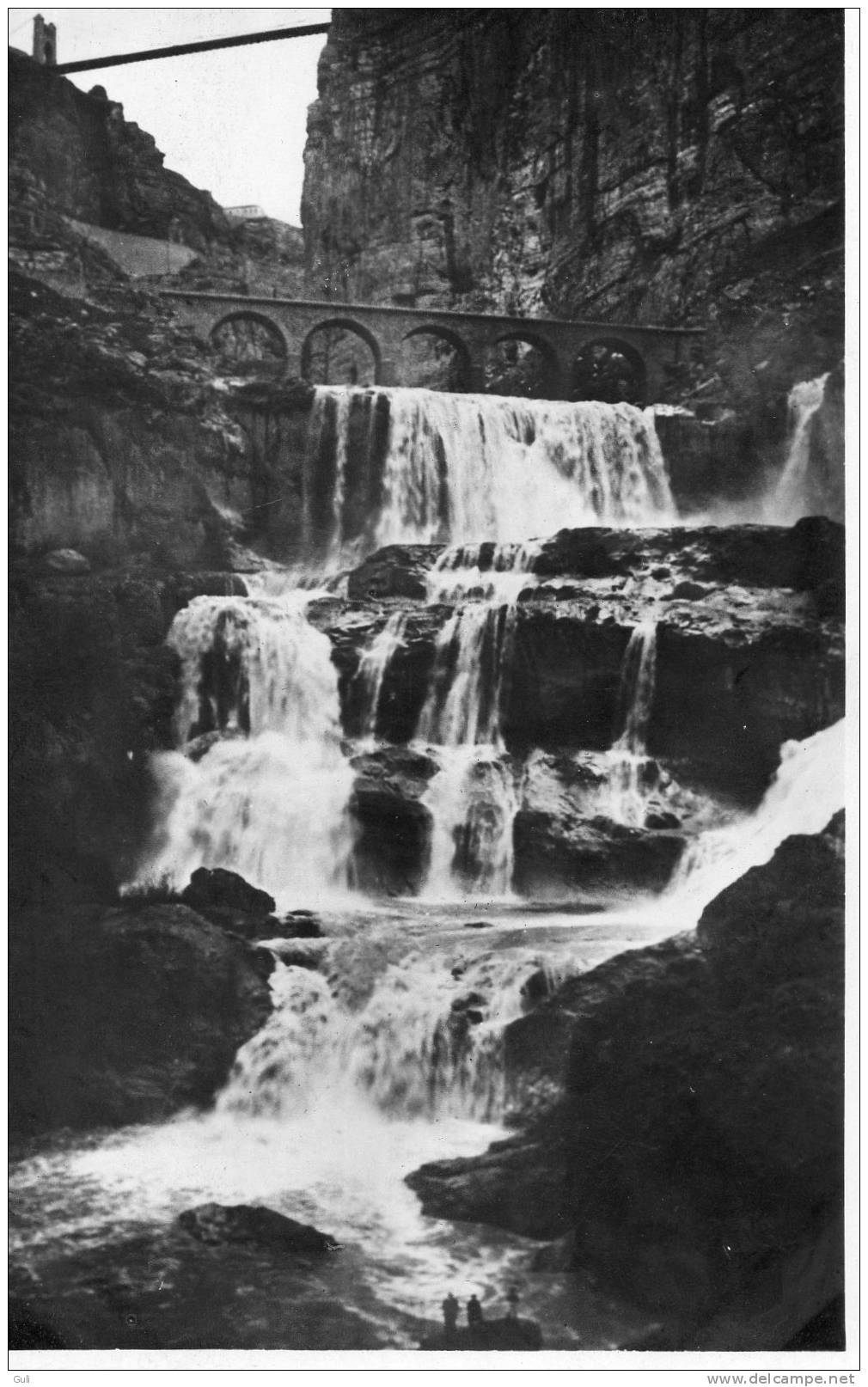 Algérie- CONSTANTINE - les Gorges du Rhummel ,la Cascade- Editions  la Cigogne n°952  *Prix Fixe