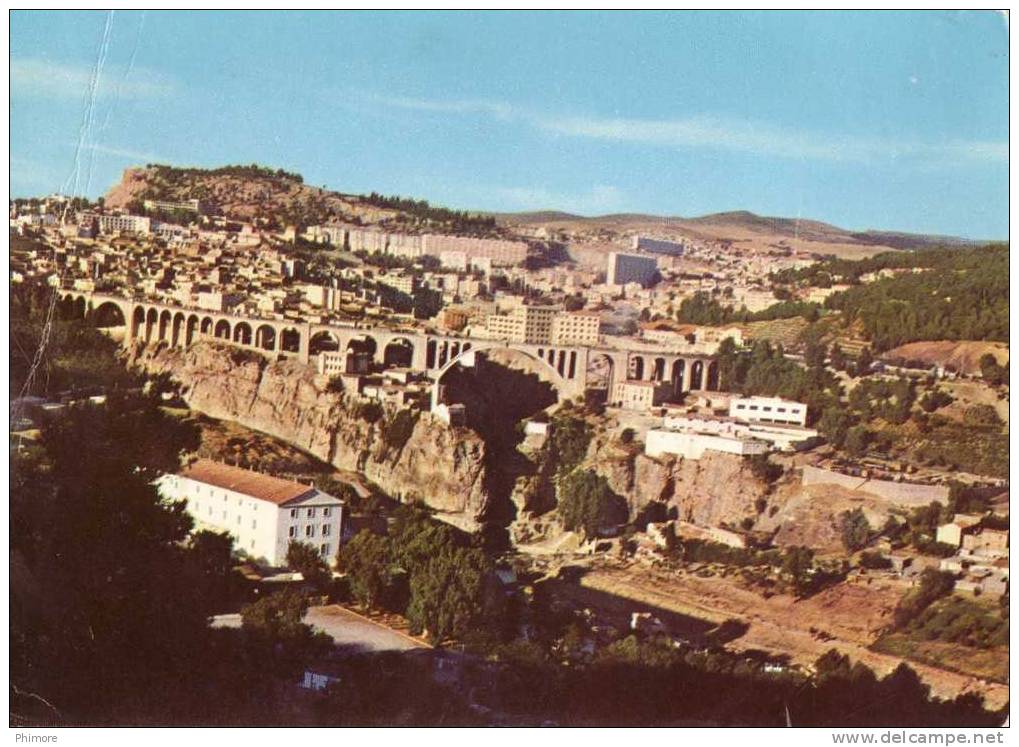 Ph- CPSM Constantine (Algérie) Le Pont Sidi Rached