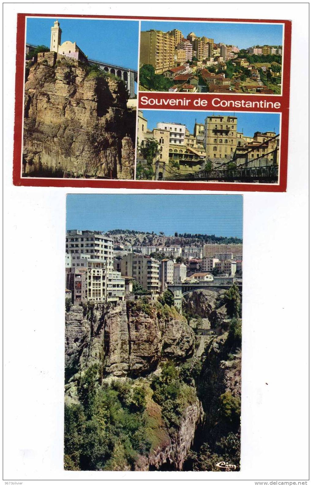 constantine 2 cartes postale