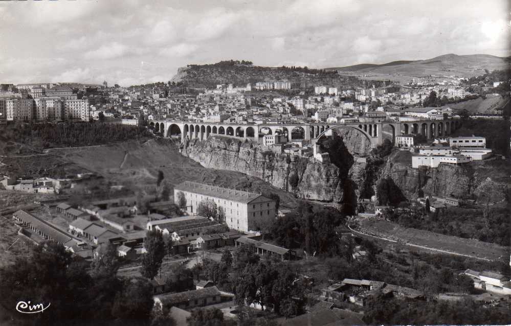 ALGERIE   Constantine    Vue generale et le Pont Sidi-Rached