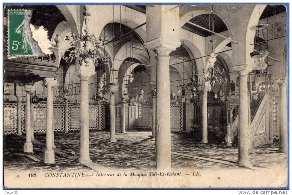 constantine .intérieur de la mosquée Sidi el Kétani