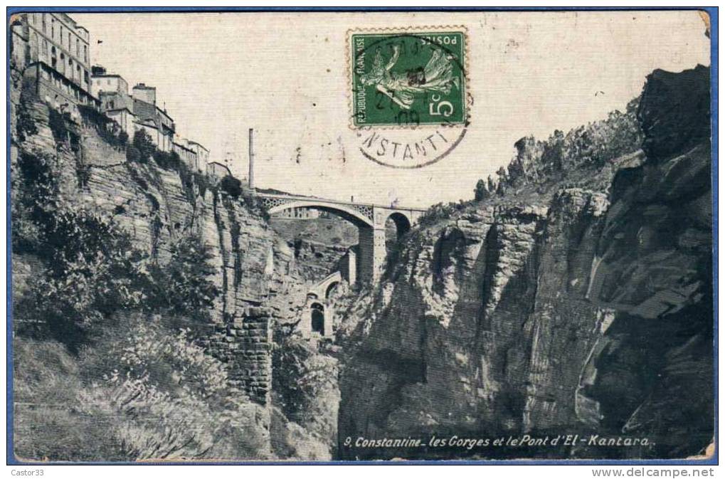 constantine .les gorges et le pont el kantara