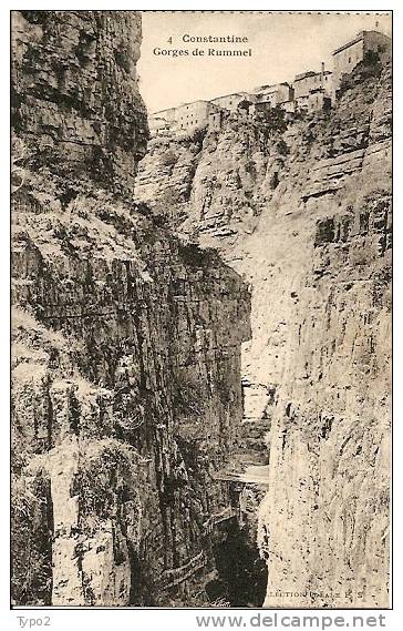 CONSTANTINE - Gorges de Rummel,  CPA  BE