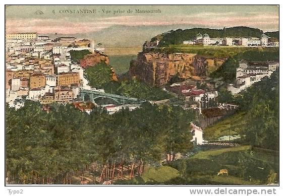 CONSTANTINE - Vue prise de Mansourah  BE