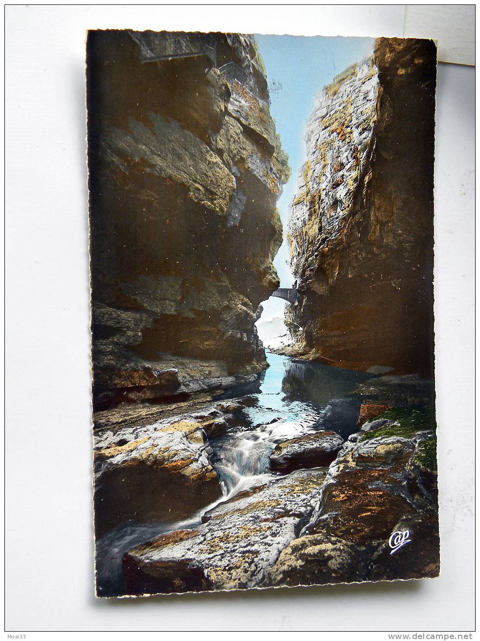 Carte postale ancienne  CONSTANTINE  Entrée des Gorges de Rhumel et Pont du Diable