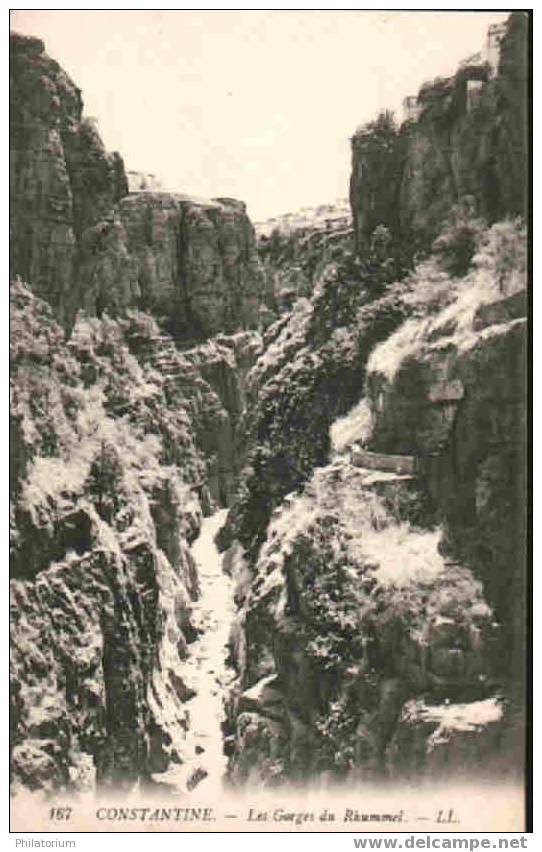 ALGERIE CONSTANTINE Les Gorges du Rhummel