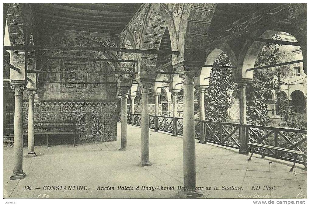 CONSTANTINE.  Ancien Palais d'Hady-Ahmed Bey, Cour de la Suatane.