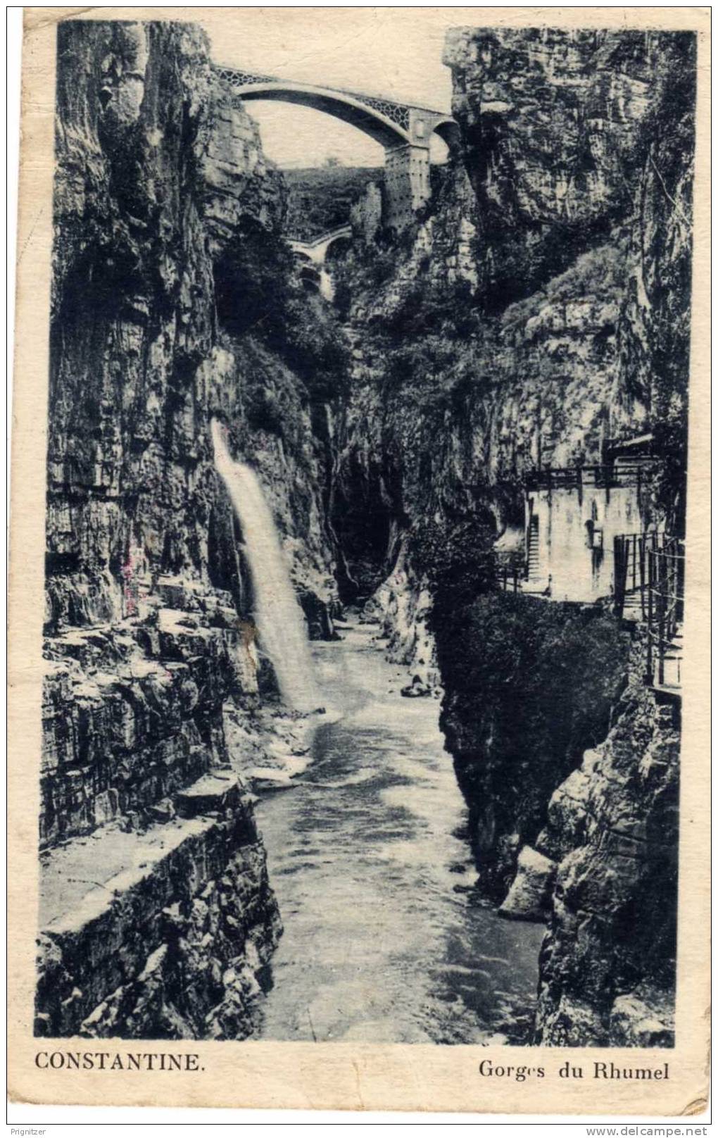 ALGERIE  CONSTANTINE    Gorges du Rhummel