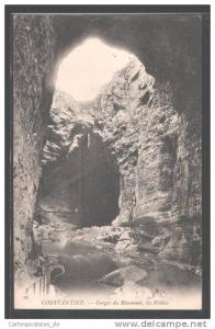 CPA Constantine, Gorges du Rhummel, les Voutes