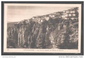 CPA Constantine, La Ville Arabe Au Bord du Ravin