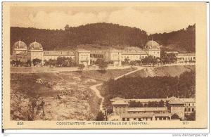 CPA  -  Algérie  -  CONSTANTINE  -  Vue générale de l'Hôpital  -