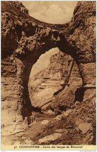ALGERIE / ALGERIEN   Constantine    Sortie des Gorges du Rhummel