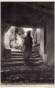 ALGERIE / ALGERIEN   Constantine  Rue de l'Echelle