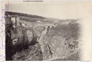 ALGERIE / ALGERIEN     CONSTANTINE Le Pont d'EL Kantara et lee gorges du Roumel
