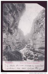 2085 - ALGERIE -  CONSTANTINE - Entrée des Gorges du Rhummel