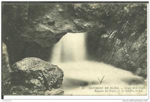 ET.526 . blida gorges de la chiffa  ruisseau des singes