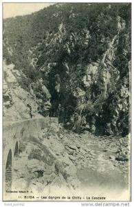ALGERIE - BLIDA - LES GORGES DE LA CHIFFRA - LA CASCADE -  Collection Idéale P.S n°11