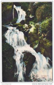 19?? - BLIDA - Gorges de la Chiffa  - Cascade du ruisseau des Singes - Animation - SUPERBE CPA