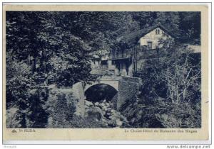 Algérie--1946----BLIDA--L e Chalet-Hotel du Ruisseau des Singes ,cpsm n°58 par CAP