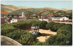 ALGERIE  - BLIDA Vue sur la PLace d´Armes vers l´Atlas- PRIX FIXE -
