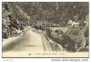 ALGERIE BLIDA ARRIVEE au RUISSEAU DES SINGES ANIMEE COUPLE ÂNES NON ECRITE NEUVE