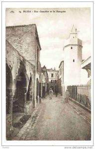 ALGERIA - 0086 Blida - Rue Gueydon et la Mosquée