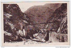 BLIDA .  LES GORGES DE LA CHIFFA.