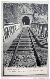 Algérie - CP N° 26D - Blida, Gorges de la Chiffa, Entré d'un Tunnel (molle) - CPA/N