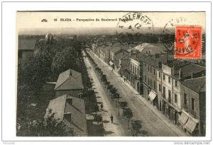 ALGERIE BLIDA PERSPECTIVE DU BOULEVARD TRUMELET