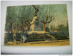 ALGERIE - BLIDA - LE MONUMENT AUX MORTS PLACE D'ALGER (EDITION C.A.P. STRASBOURG N° 35)