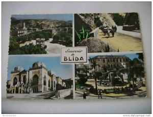 ALGERIE - BLIDA - SOUVENIR DE BLIDA - 1956 MULTIVUES (EDITION JOMONE ALGER N° 1202)