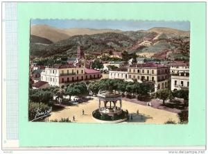 MEA55 ALGERIE - BLIDA La Place d´ Armes animée kiosque église (voir description 2scan) Ed. JANSOL n°36  format 8,8x13,8