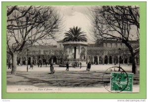 BLIDA / Place d' armes, animée, Edit. LL