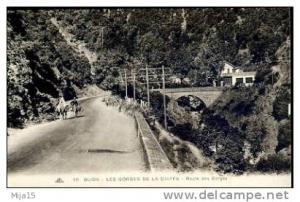 AFRIQUE .ALGERIE. BLIDA.  ROUTE DES GORGES DE LA CHIFFA