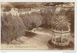 19 - BLIDA - PLACE D´ARMES - VUE PRISE A VOL D´OISEAU