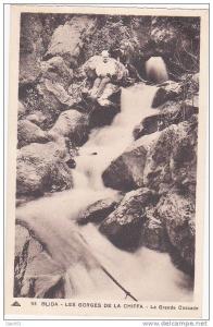93 - BLIDA - LES GORGES DE LA CHIFFA - La Grande Cascade (Animation)