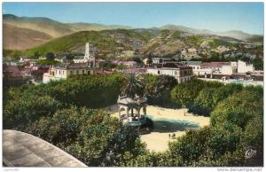 BLIDA- VUE SUR LA PLACE D'ARMES VERS L'ATLAS- CPSM